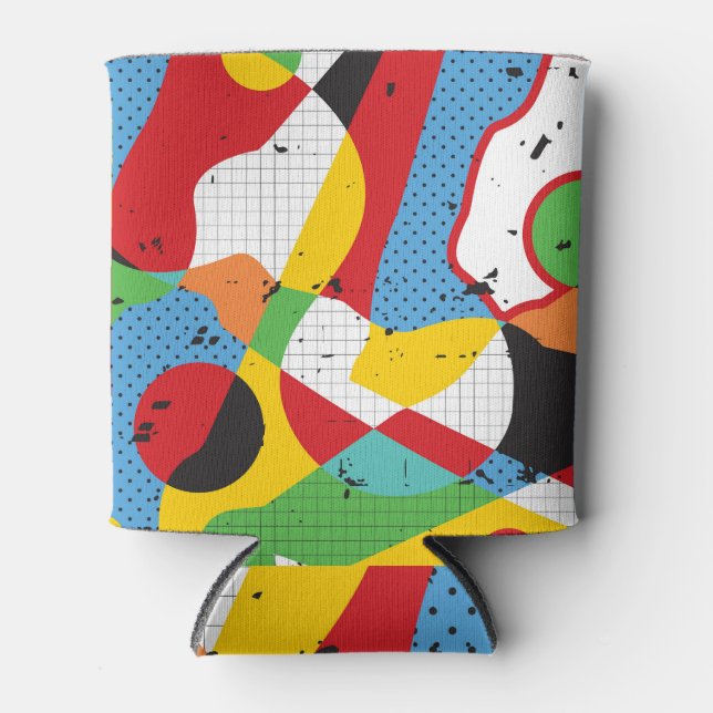 Pop Art, Vibrant Minimalism. Can Cooler (Front)