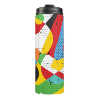 Pop Art, Vibrant Minimalism. Thermal Tumbler