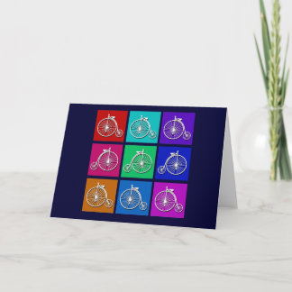 Pop Art Vintage Bicycle Tshirts and Gifts Card