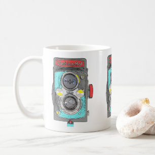 Pop Art Vintage Camera. Coffee Mug