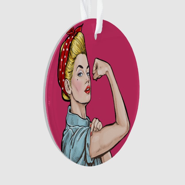 POP Art - We Can Do It! Ornament (Front)