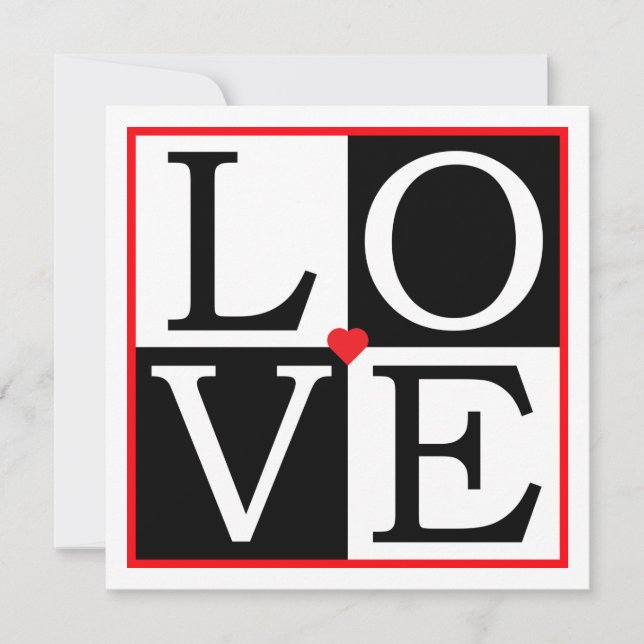 Pop Art Wedding Invitation (Front)