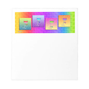 Pop Art WINE NOTEPAD