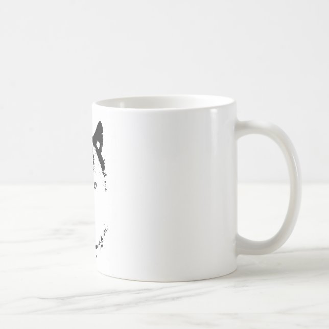 Pop Art Wolf Coffee Mug (Right)