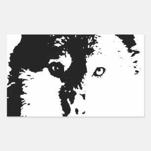 Pop Art Wolf Sticker