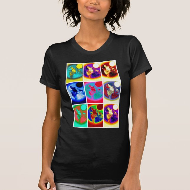 Pop Art Wolf T-Shirt (Front)