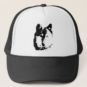 Pop Art Wolf Trucker Hat