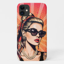 Pop Art Woman Retro Chic