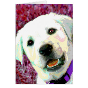 Pop ART Yellow Lab puppy