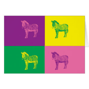 Pop Art Zebra