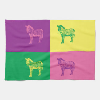 Pop Art Zebra Kitchen Towel