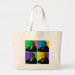 POP Beethoven Large Tote Bag