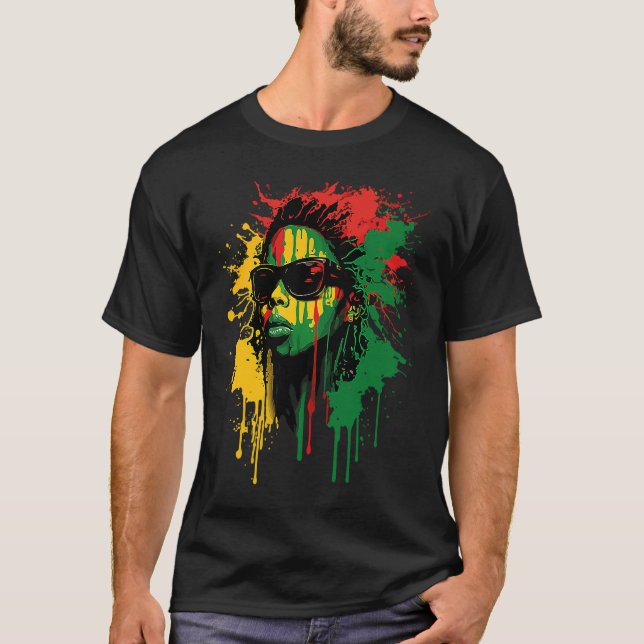 Pop Black Queen  2 T-Shirt (Front)