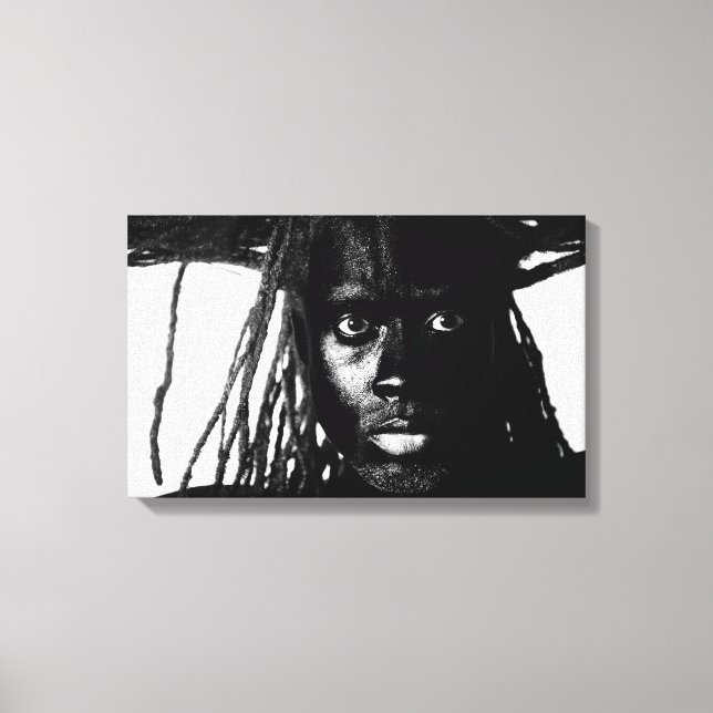 pop blacq canvas print (Front)