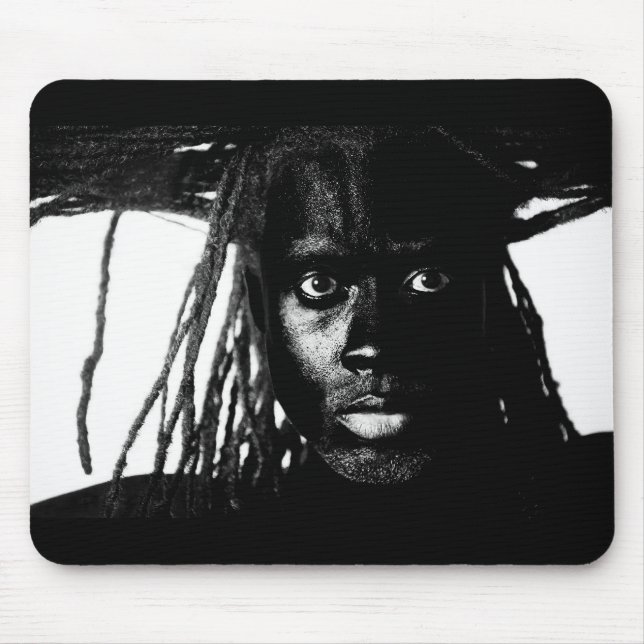 pop blacq mouse pad (Front)