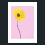 POP Botanical Art - Gerbera Poster<br><div class="desc">The hidden beauty of nature is expressed through pop art. This piece visually conveys the cuteness of Gerbera through colour. Use it to create a fun space, such as a gift or a child's room. Bring the vibrant expression of plants to you. This floral art print makes a beautiful gift...</div>