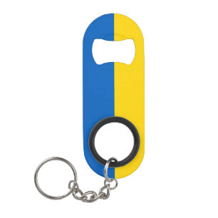 Pop Bottles with Ukraine Pride Patriotic Keychain Bottle Opener