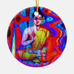 Pop Buddha Ceramic Ornament