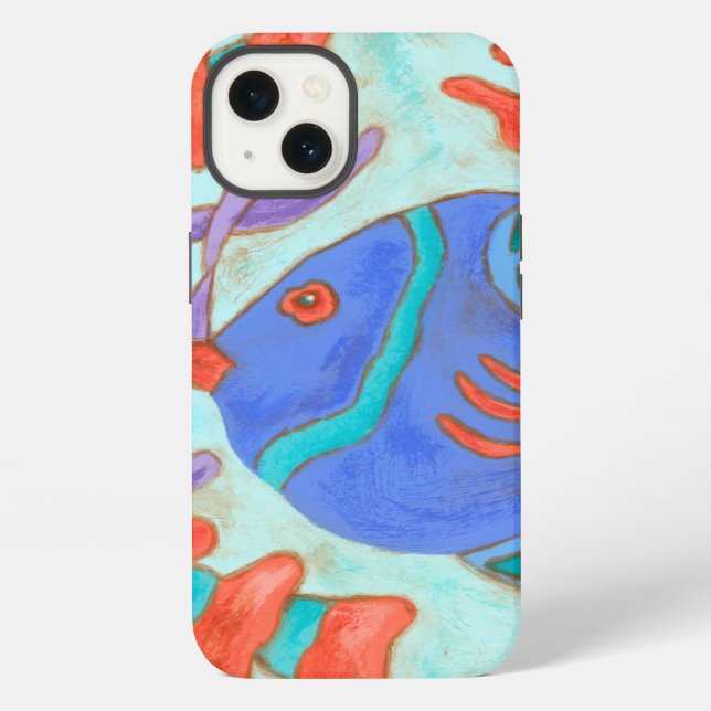 Pop-Coloured Fish iPhone Case (Back)
