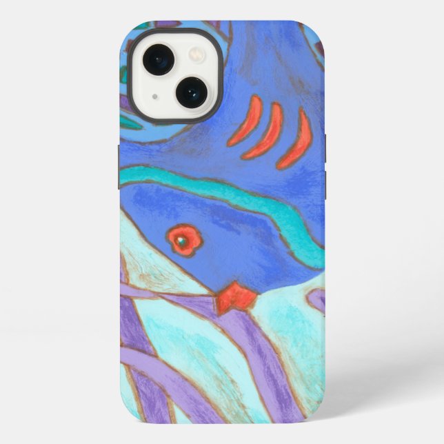 Pop-Coloured Fish iPhone Case (Back)