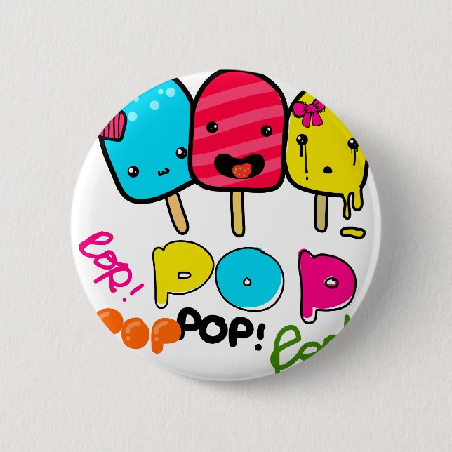 Pop Craze 2 Inch Round Button (Front)
