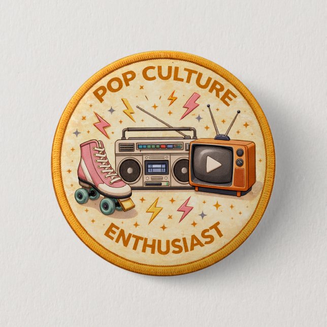 Pop Culture 2 Inch Round Button (Front)