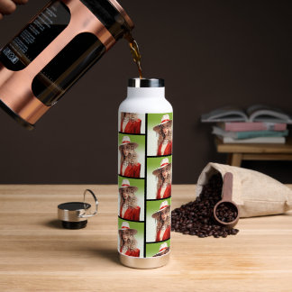 Pop Culture Signable Add Photo Personalized Custom Water Bottle