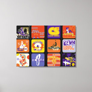 Pop Culture Sports Movement Canvas Print