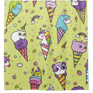Pop Cute Ice Cream: Animal Pattern