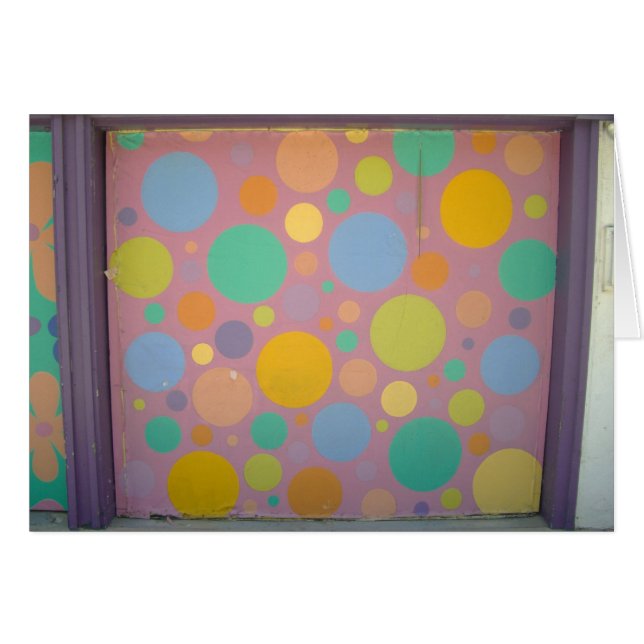 Pop Dot Garage Door (Front Horizontal)