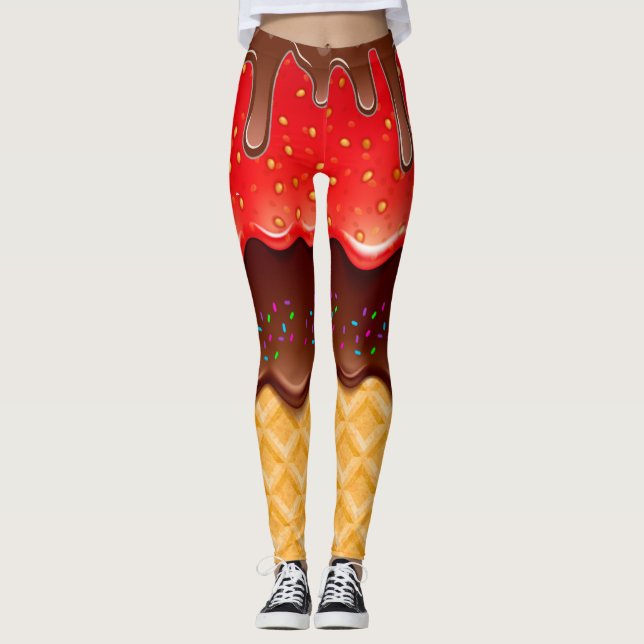 Pop Fashion Don't Lick 3 Leggings (Front)