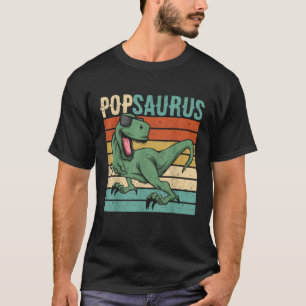 Pop Father s Day Saurus Dinosaur T Rex I Vintage P T-Shirt