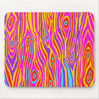 Pop Faux Bois Mouse Pad