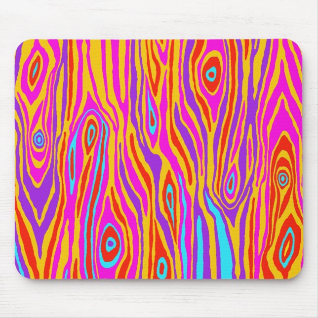 Pop Faux Bois Mouse Pad (Front)