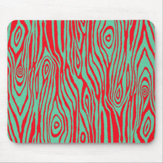 Pop Faux Bois Mouse Pad