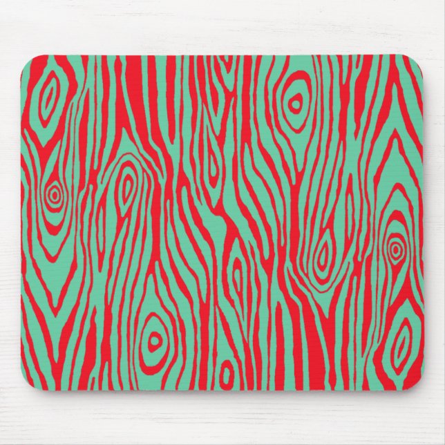 Pop Faux Bois Mouse Pad (Front)