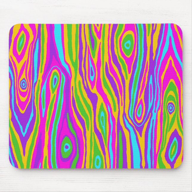 Pop Faux Bois Mouse Pad (Front)