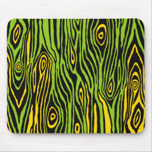 Pop Faux Bois Mouse Pad