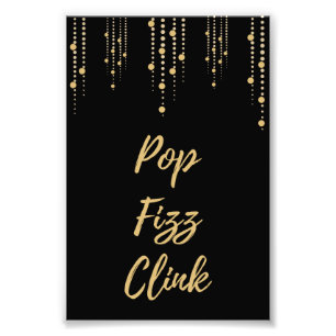 Pop Fizz Clink Art Print