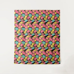 "Pop Fizz Geometry" Tapestry