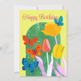POP flower card -tulip-