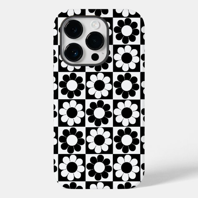Pop Flower Power Squares Case-Mate iPhone Case (Back)