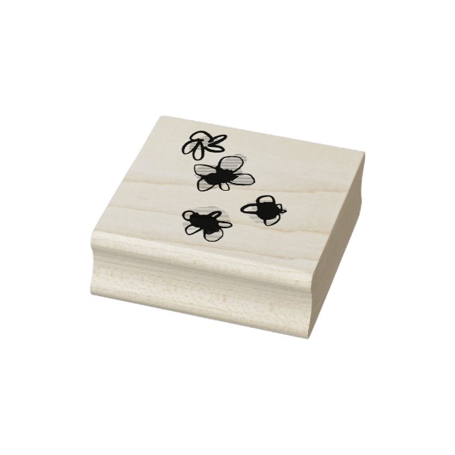Pop flowers  rubber stamp (Stamp)