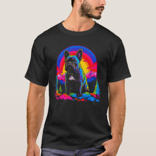 Pop French Bull Dog Forest T-Shirt