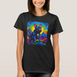 Pop French Bull Dog Hiking T-Shirt