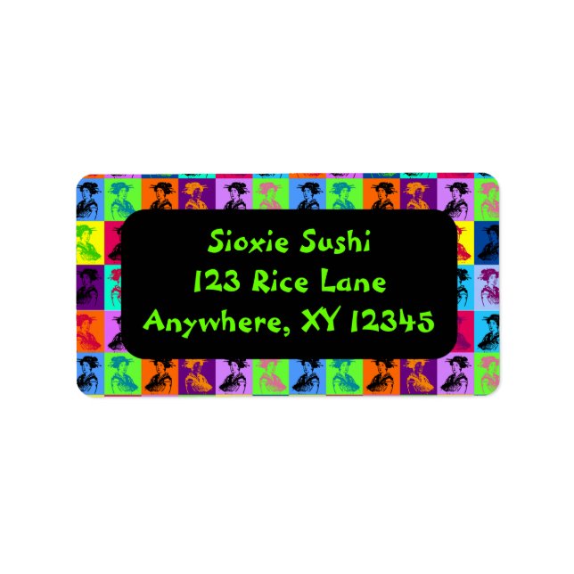 Pop Geishas Label (Front)