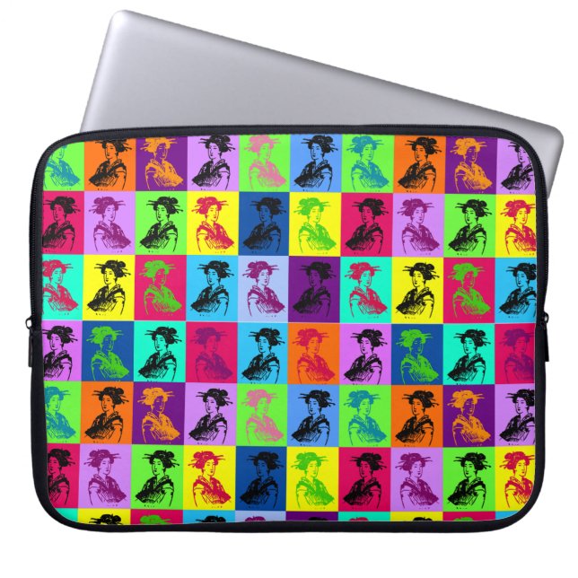 Pop Geishas Laptop Sleeve (Front)