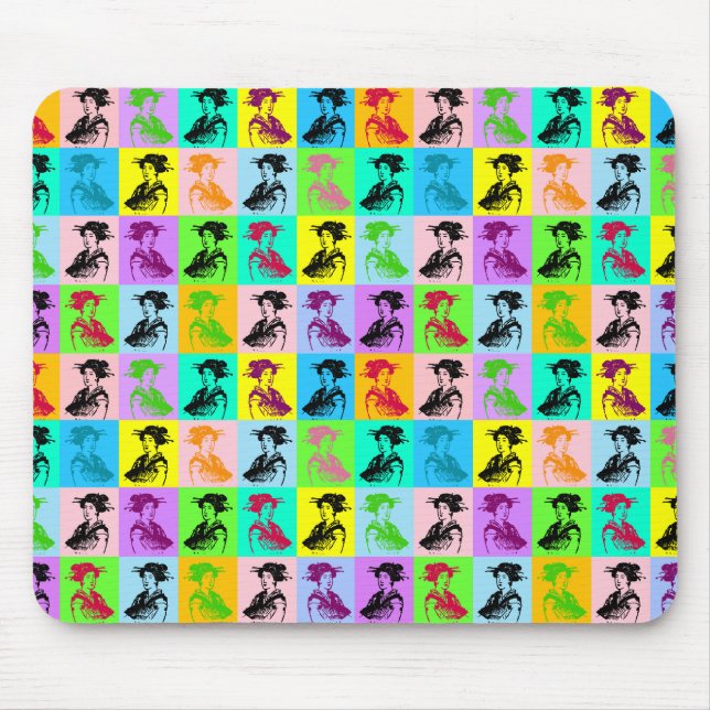 Pop Geishas Mouse Pad (Front)