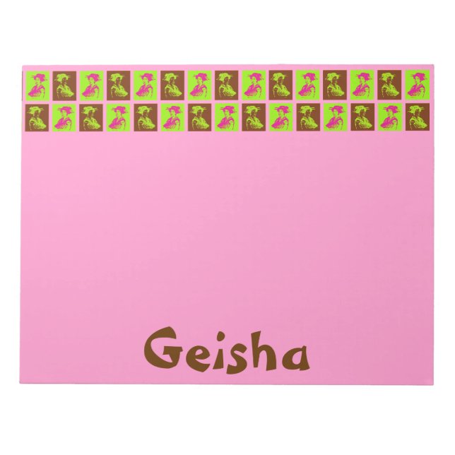 Pop Geishas Notepad (Front)
