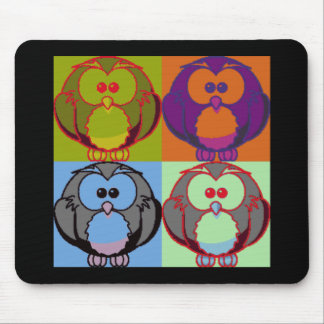 Pop Goes the Owl Mouse Pad